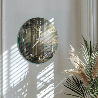 Round wall clock Acropolis