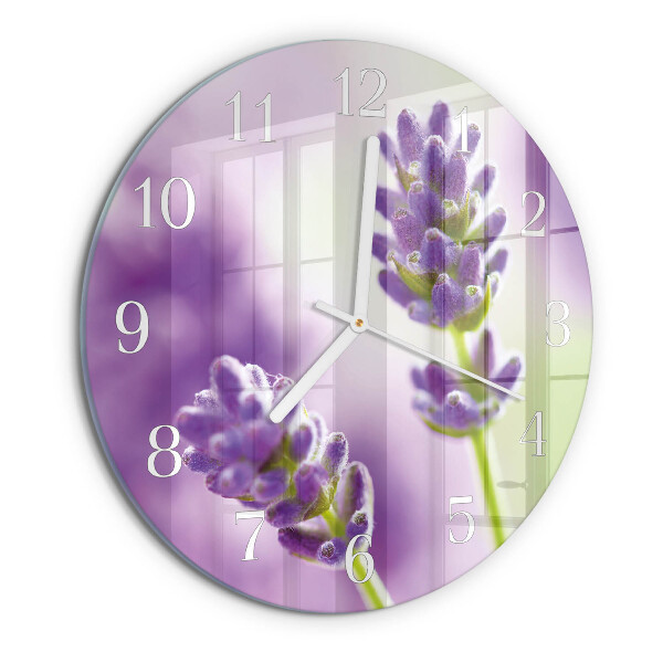 Round wall clock Lavender
