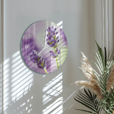Round wall clock Lavender