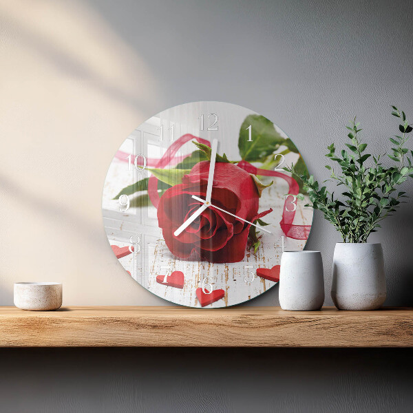 Round wall clock Rose
