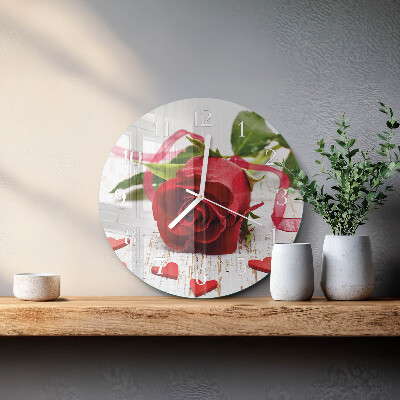 Round wall clock Rose