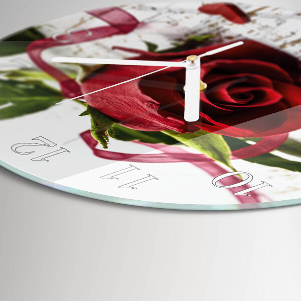 Round wall clock Rose