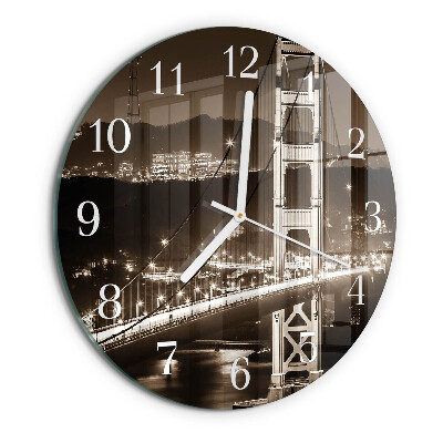 Round wall clock Bridge
