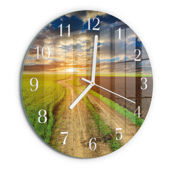 Round wall clock Field