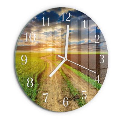Round wall clock Field