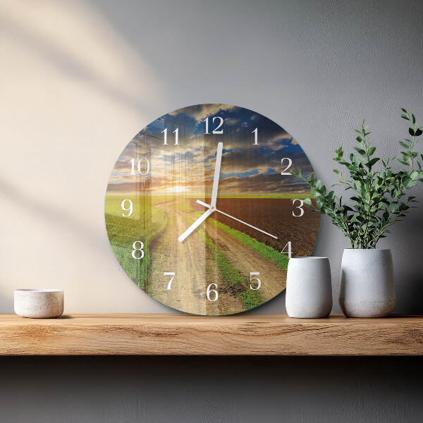 Round wall clock Field