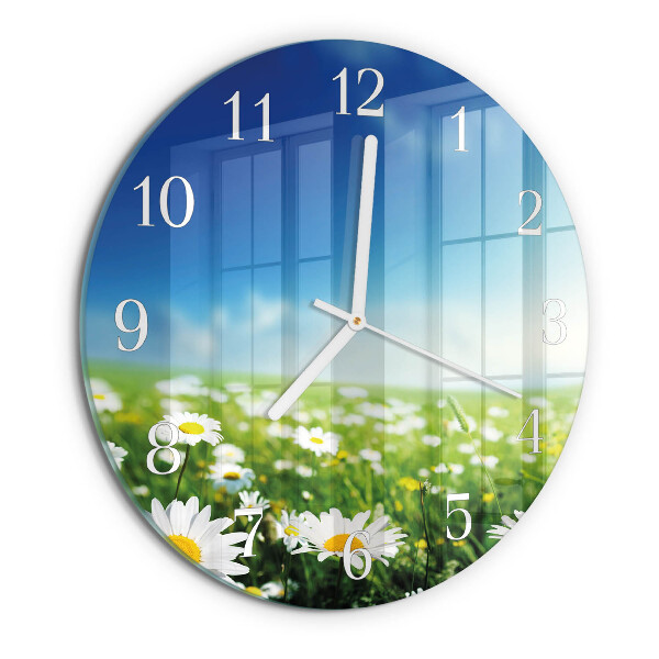 Round wall clock Meadow