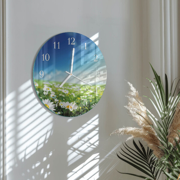 Round wall clock Meadow