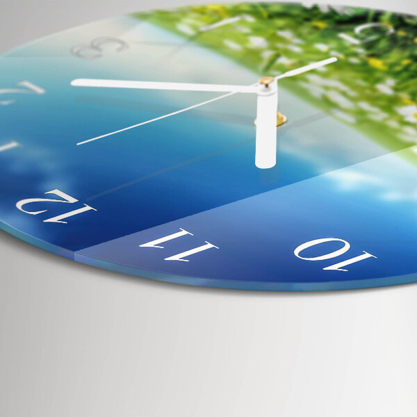 Round wall clock Meadow