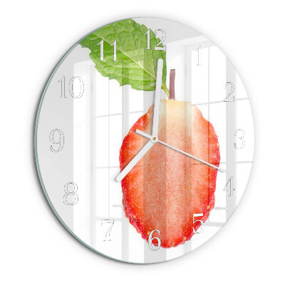 Round wall clock Strawberry