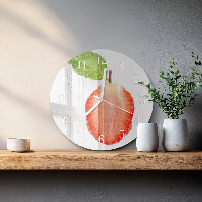 Round wall clock Strawberry