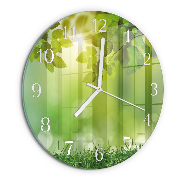 Round wall clock Spring