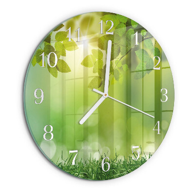 Round wall clock Spring