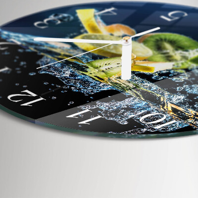 Round wall clock Fruit