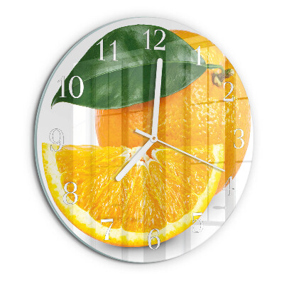 Round wall clock Oranges