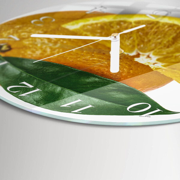 Round wall clock Oranges