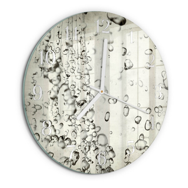 Round wall clock Drops