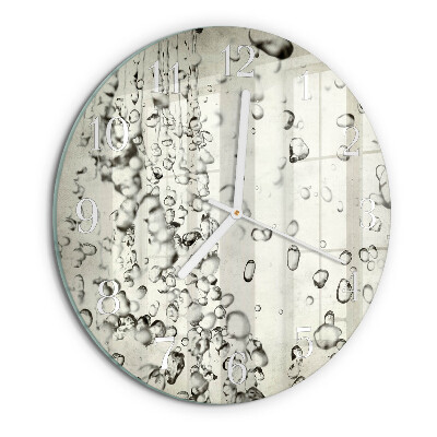 Round wall clock Drops