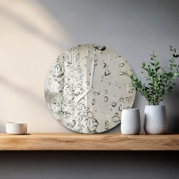Round wall clock Drops