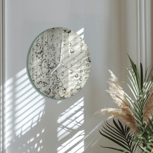Round wall clock Drops