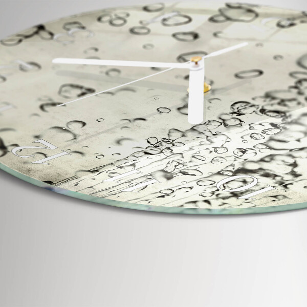Round wall clock Drops