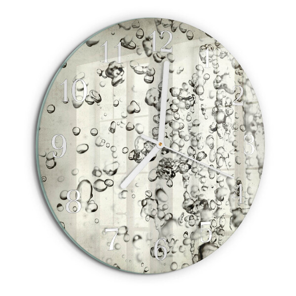 Round wall clock Drops