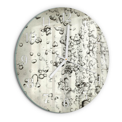 Round wall clock Drops