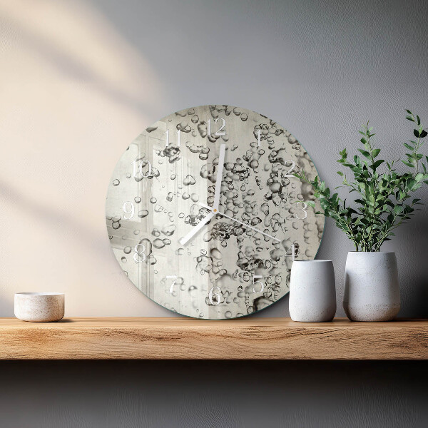 Round wall clock Drops
