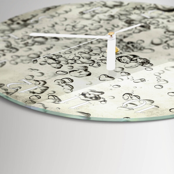 Round wall clock Drops