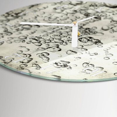 Round wall clock Drops