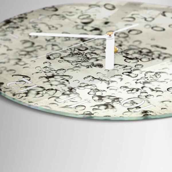 Round wall clock Drops