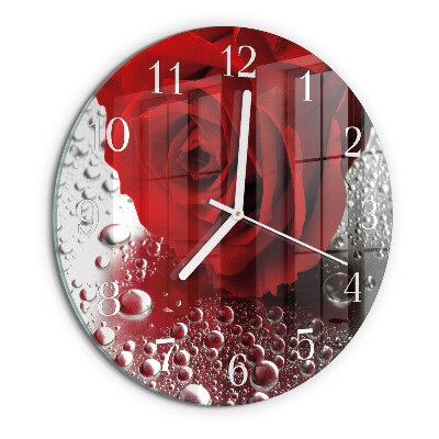 Round wall clock Rose