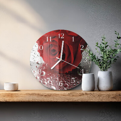 Round wall clock Rose