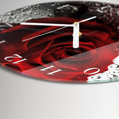 Round wall clock Rose