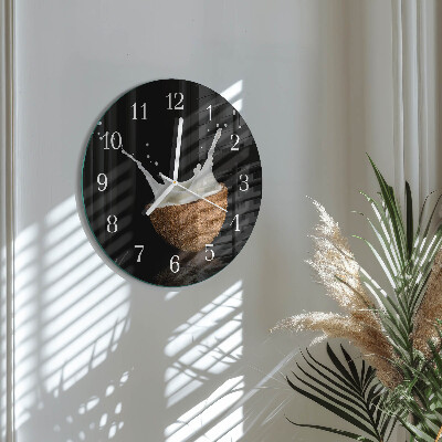 Round wall clock Coconut