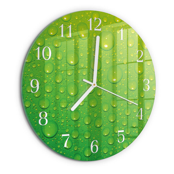 Round wall clock Drops