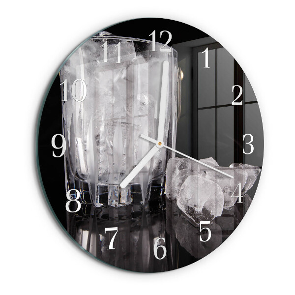 Round wall clock Ice