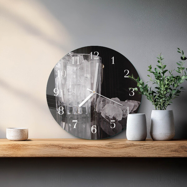 Round wall clock Ice
