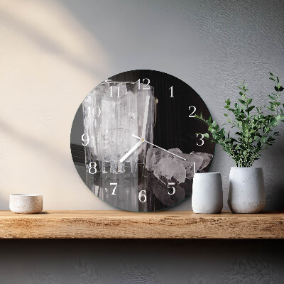 Round wall clock Ice