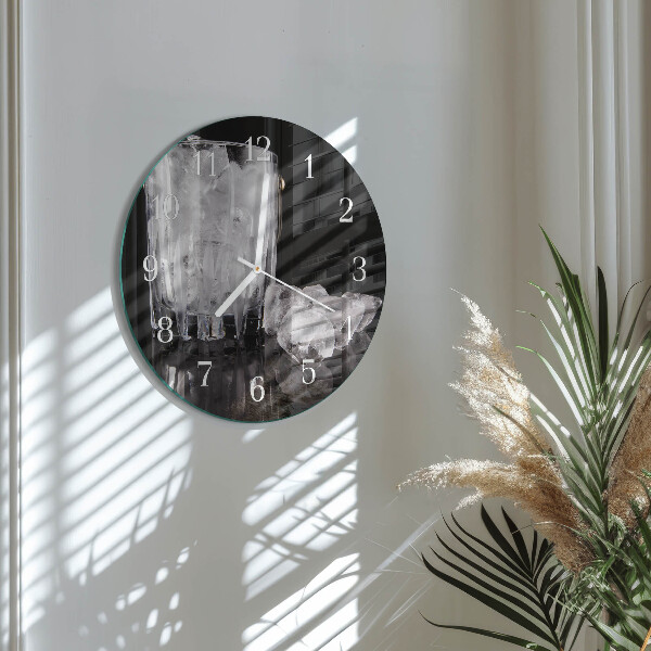 Round wall clock Ice