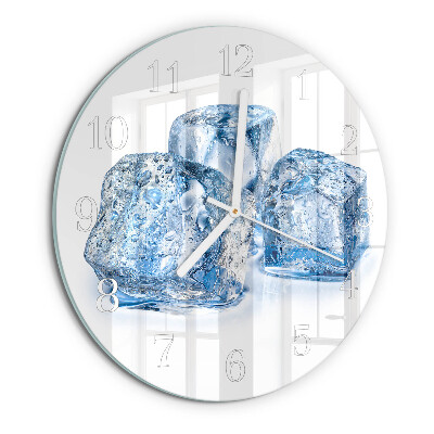 Round wall clock Ice