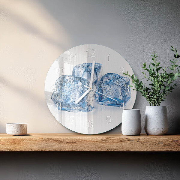 Round wall clock Ice