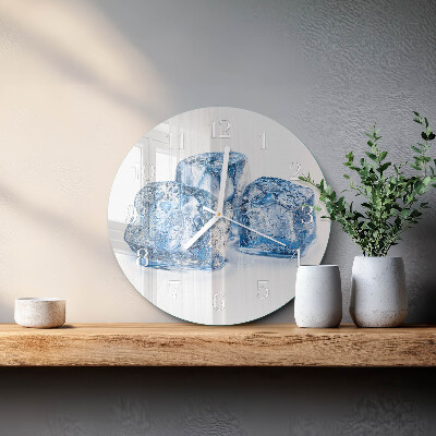 Round wall clock Ice