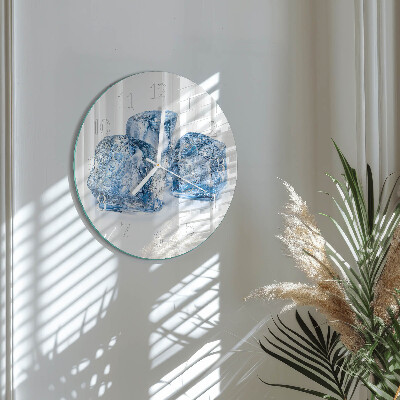 Round wall clock Ice