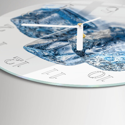 Round wall clock Ice