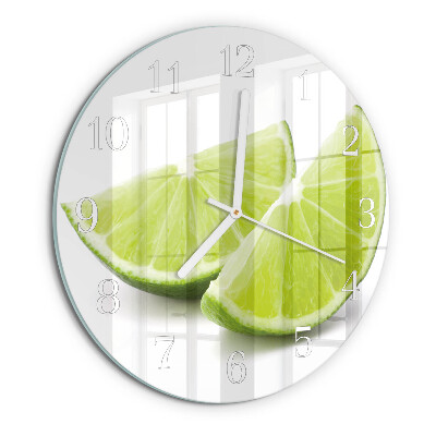Round wall clock Calcium carbonate