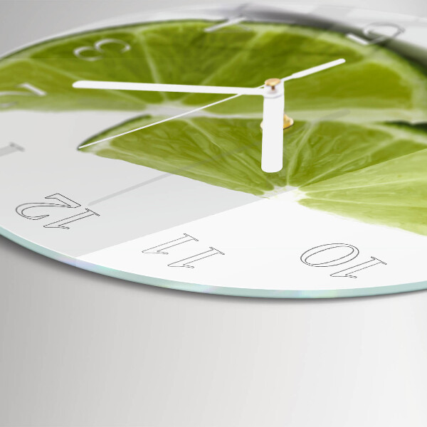 Round wall clock Calcium carbonate