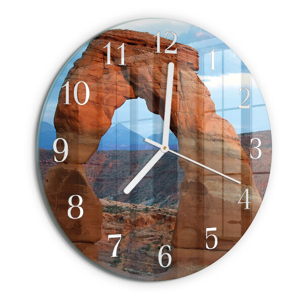 Round wall clock Grand Canyon