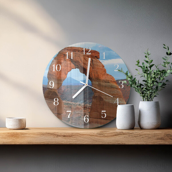 Round wall clock Grand Canyon