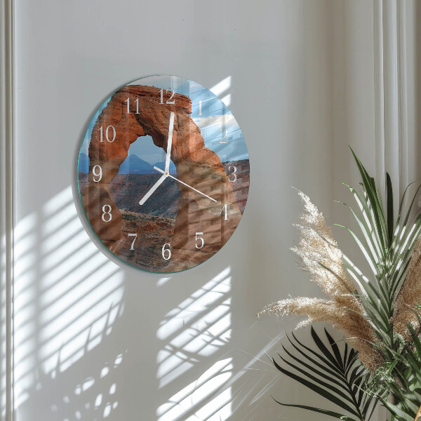 Round wall clock Grand Canyon